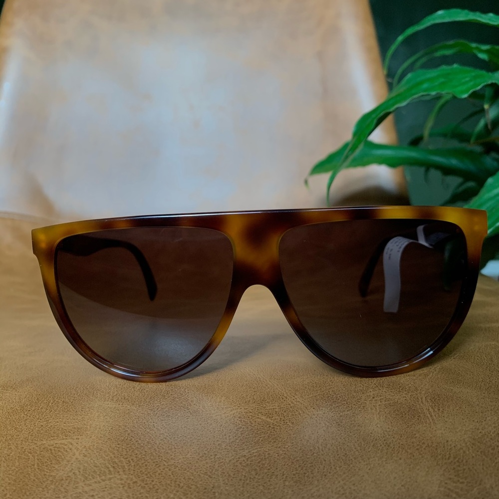 Céline Thin Shadow Aviator Sunglasses NWOT